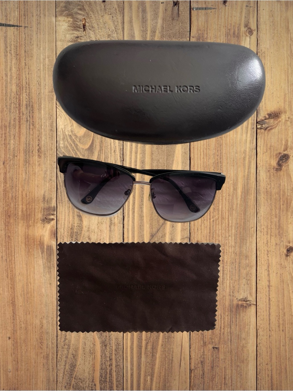 Authentic 2010s Retro Y2K / 2010s Era vintage Michael Kors Cat-Eye Sunglasses